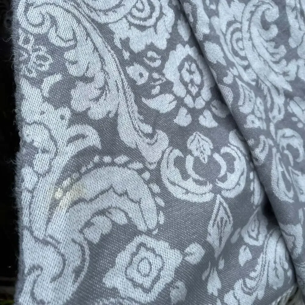 Grand Resort Collection Gray Throw Blanket w/ Fringe